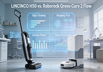 LINCINCO H50 против Roborock Qrevo Curv 2 Flow