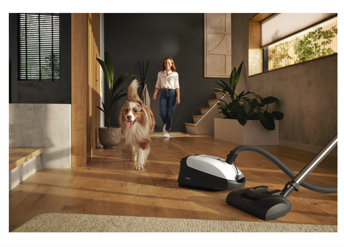 Пылесос с канистрой Miele Classic C1 Cat & Dog PowerLine — белый лотос