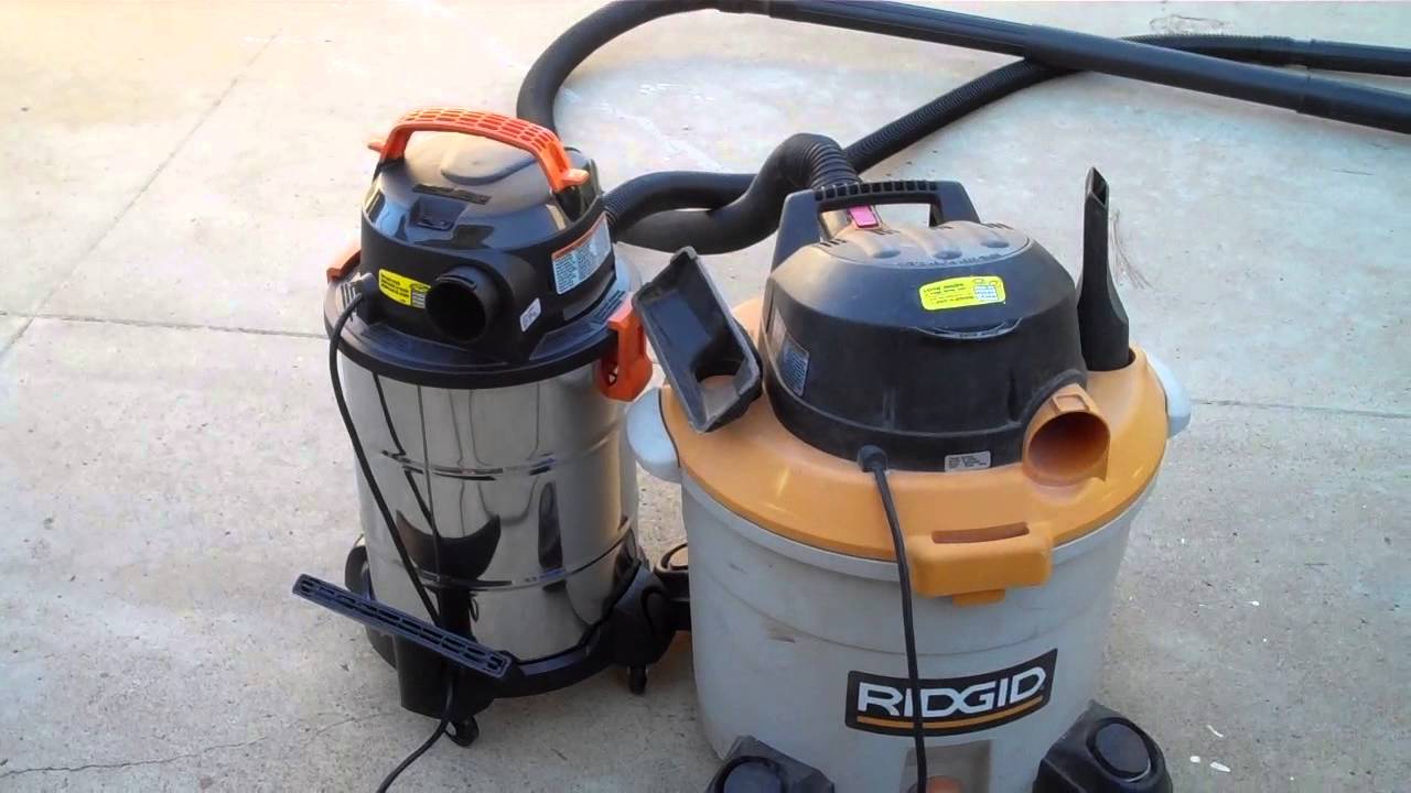 Пылесос Ridgid 6 галлонов, пиковая мощность 4,25 л.с. для влажной/сухой уборки