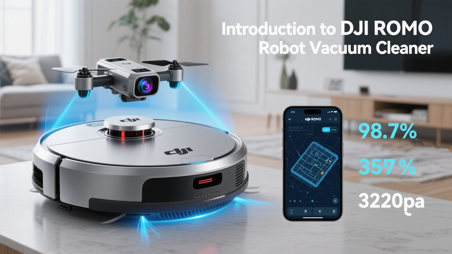 Введение в вакуумный очиститель DJI Romo Robot