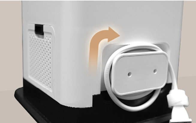 Хранение шнура питания