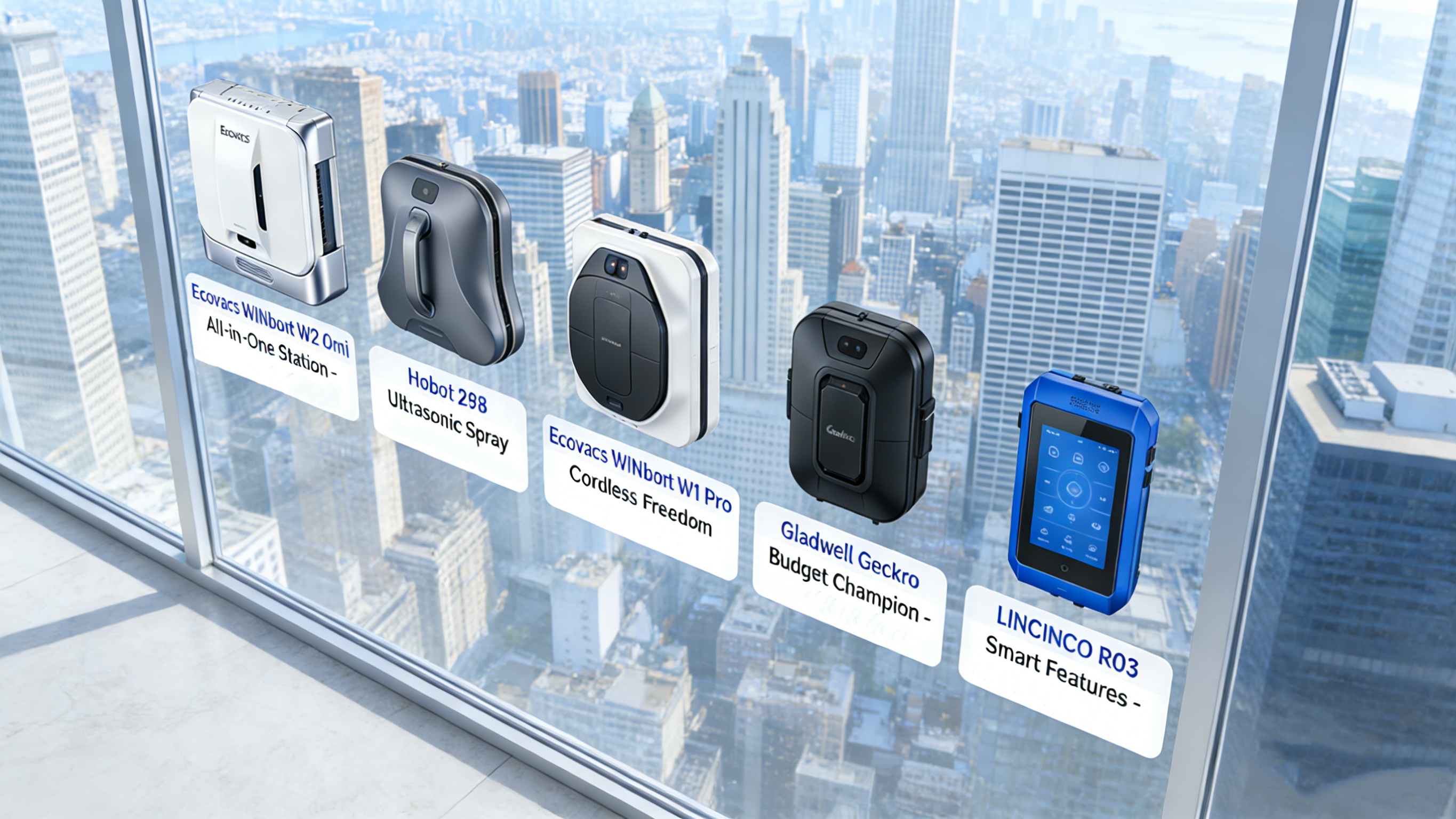 5 лучших роботов для мытья окон