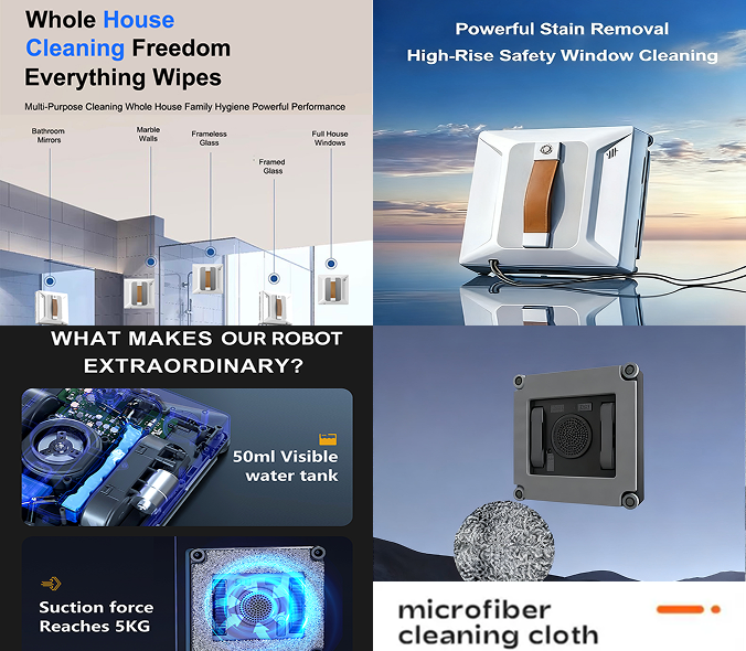 Автоматический робот для мытья окон