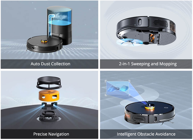 Лазерный робот-пылесос H50