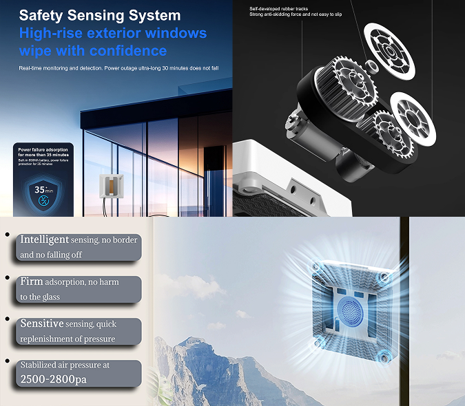 Автоматический робот для мытья окон