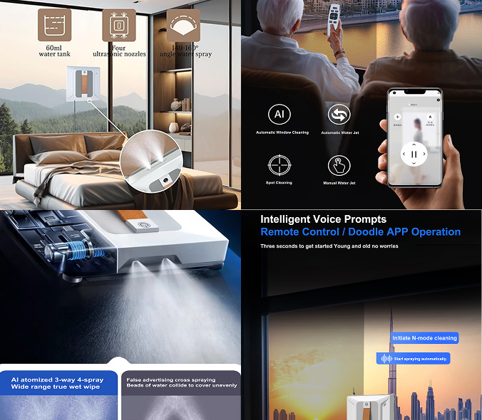 Автоматический робот для мытья окон