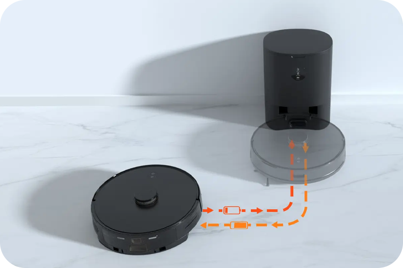 Лазерный робот-пылесос H50 Непрерывная уборка