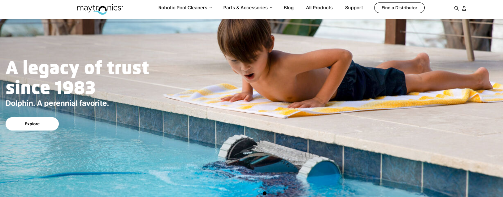 Dolphin Robotic Pooler