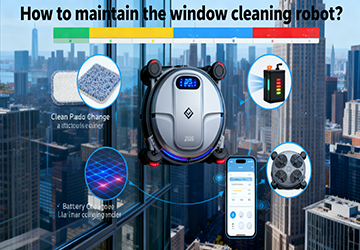 Как обслуживать робота для мытья окон?