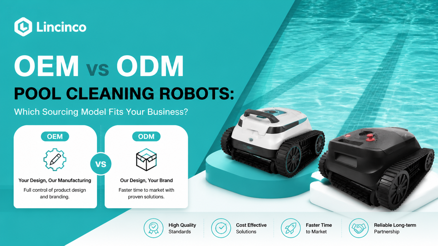 Роботы для очистки бассейнов OEM и ODM: какая модель поиска подходит вашему бизнесу?